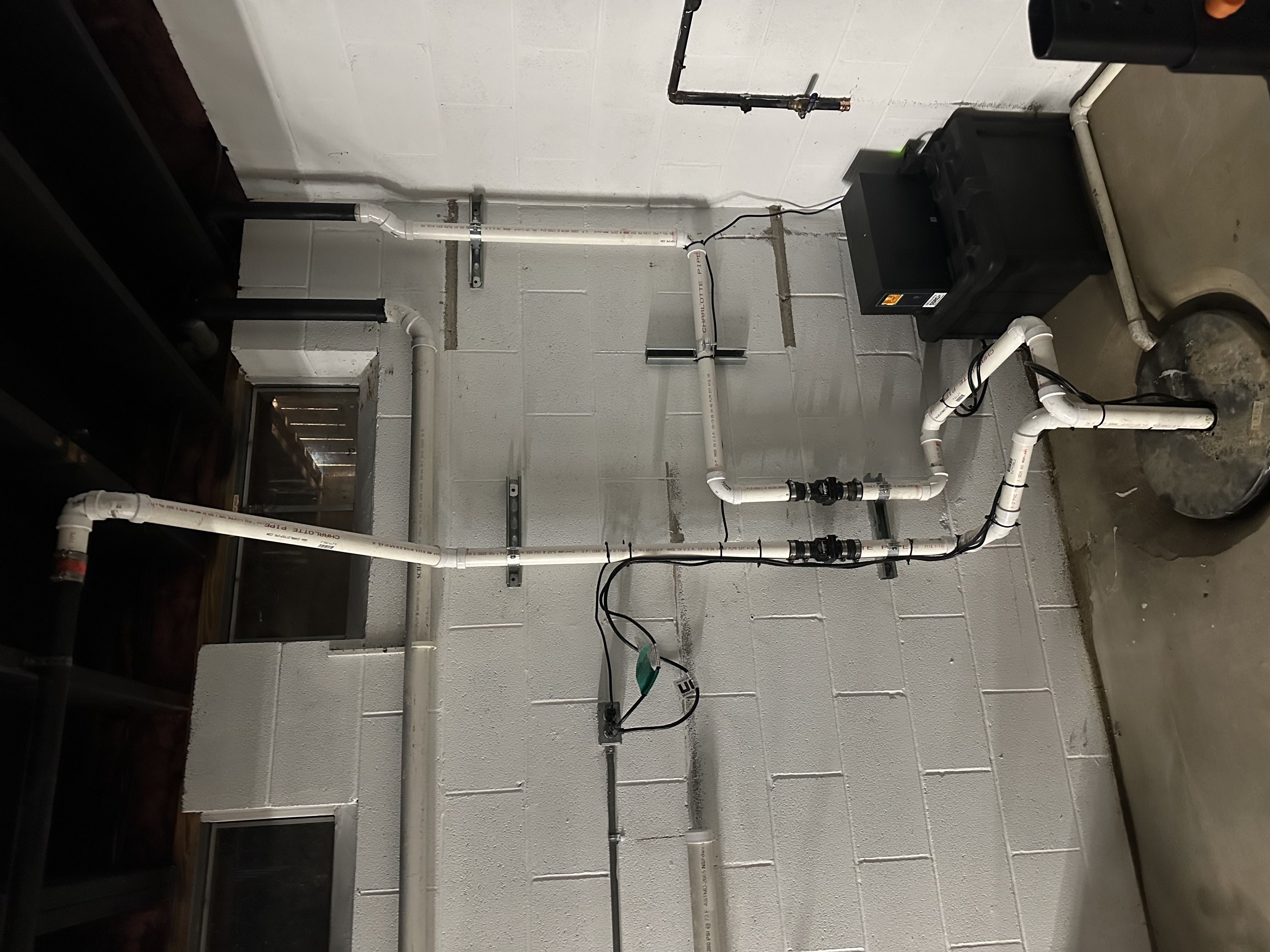 New sump pump system with battery backup installed by Gray's Precision Plumbing - Northeast Ohio